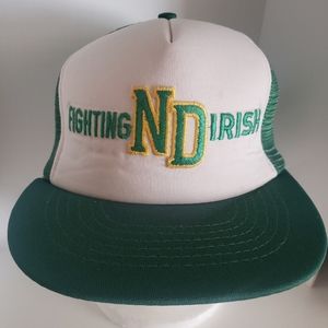 Notre Dame Fighting Irish Vintage Mesh Trucker Hat